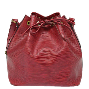 Louis Vuitton Petit Noé  Leather Shoulder Bag