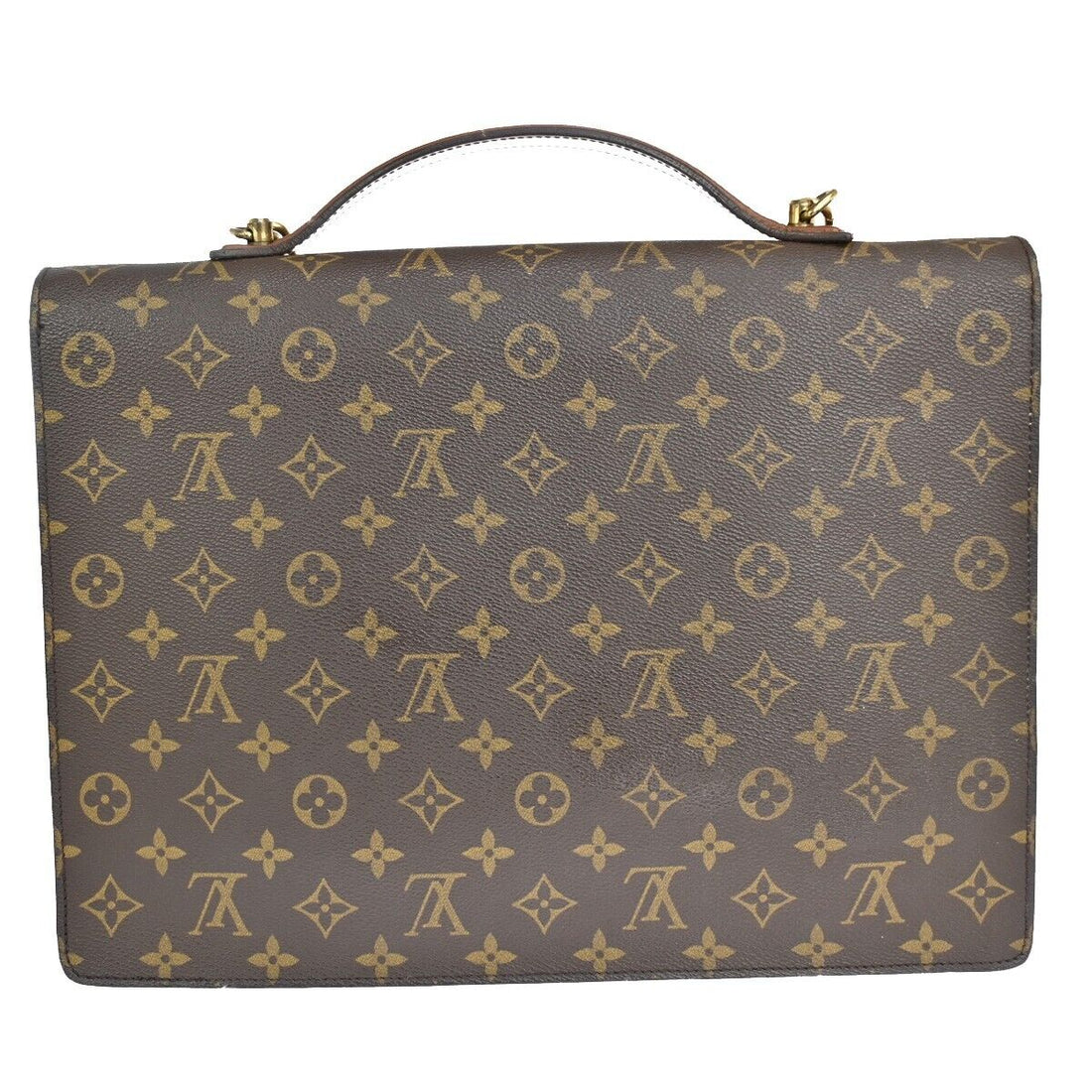 Louis Vuitton Porte Documents  Canvas Shoulder Bag