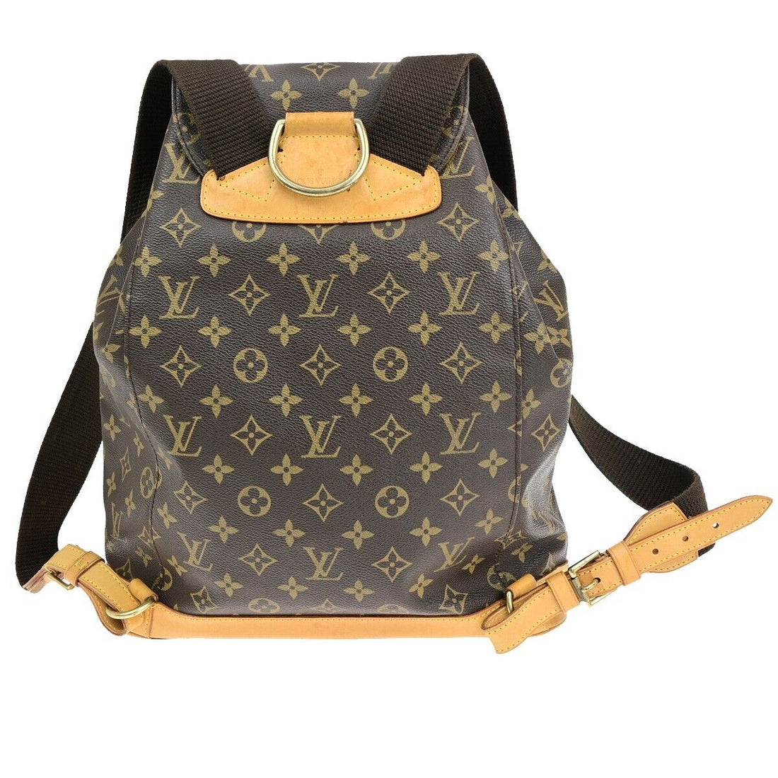 Louis Vuitton Montsouris Gm  Canvas Backpack Bag