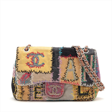 Chanel Flap Denim Patchwork Bag Multicolor