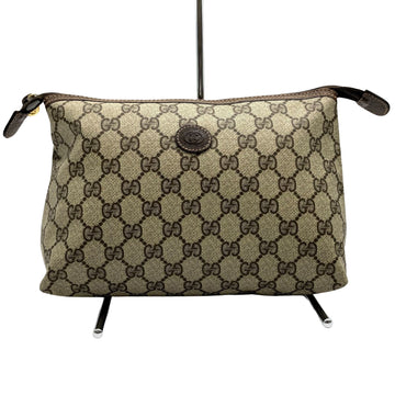 Gucci Gg Supreme  Canvas Clutch Bag ()