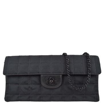 Chanel 2000-2001 Black Jacquard New Travel Line East West