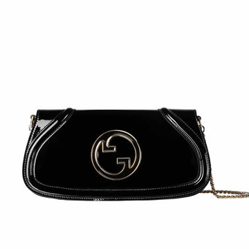 GG BLONDIE SMALL SHOULDER BAG BLACK 29CM 814952 AAEEY 1000