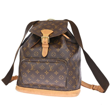 Louis Vuitton Montsouris Gm  Canvas Backpack Bag
