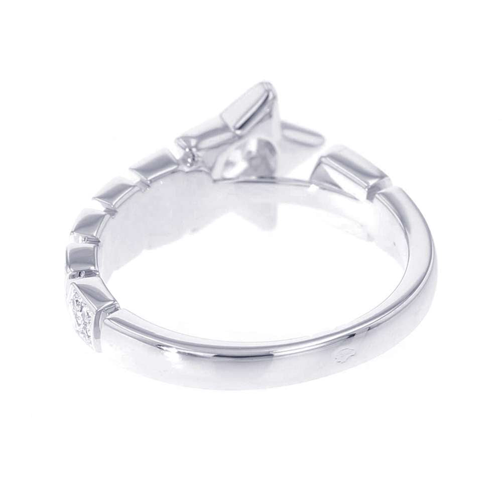 CHANEL Comet Collection Ring Size 53/#13J11457 18K White Gold