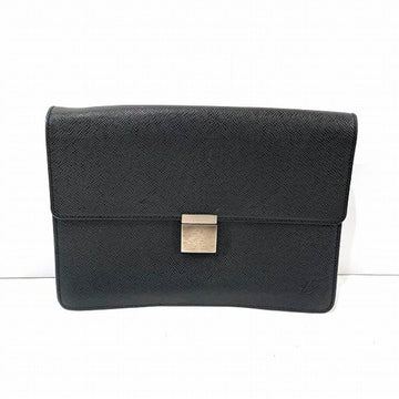 Louis Vuitton Selenga  Leather Clutch Bag