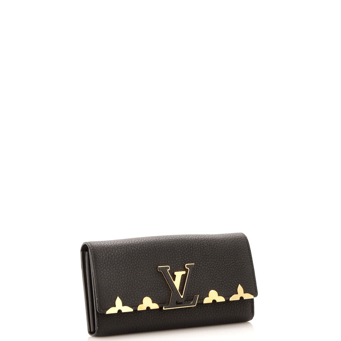 Capucines Wallet Leather with Embellished Detail
