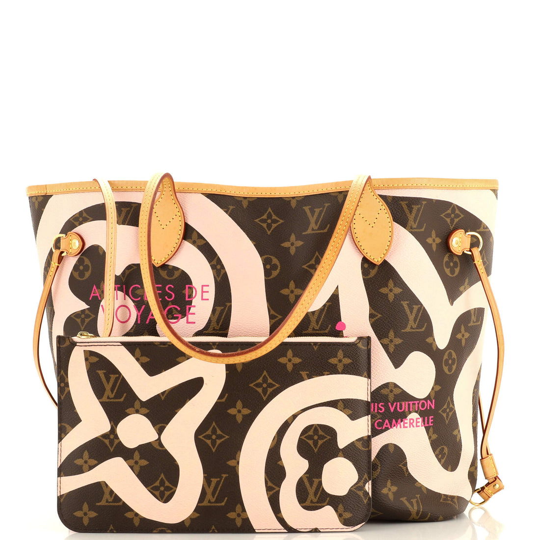 Neverfull NM Tote By The Pool Monogram Watercolor Giant MM