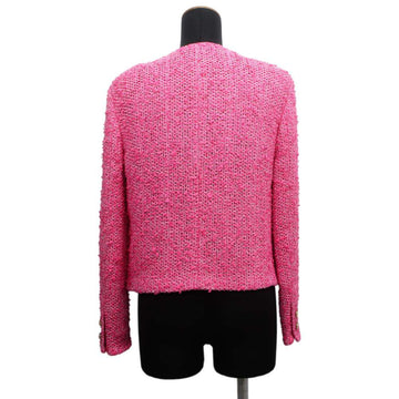 CHANEL Tweed Jacket Size 36 PinkP70041 Cotton81% Acryl13% Polyester3% Polyamide3%