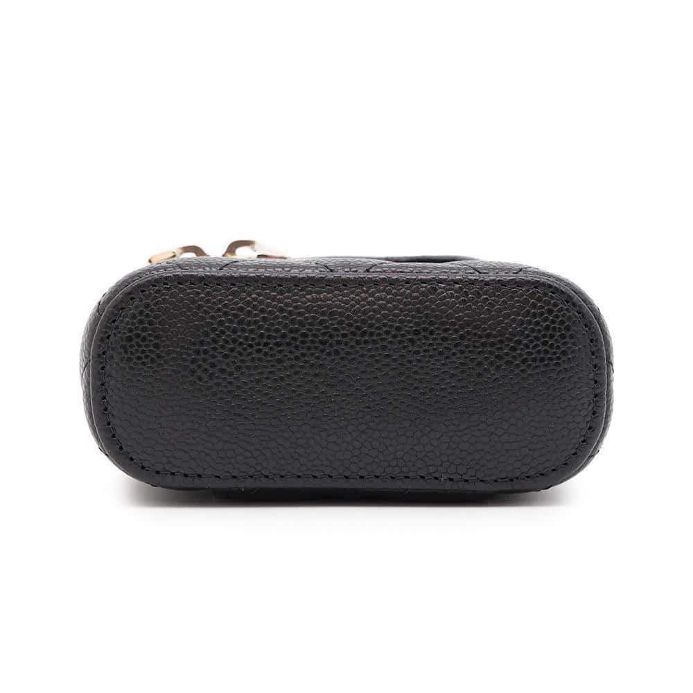 CHANEL Matelasse Small vanity case BlackAP2503 Caviar Leather