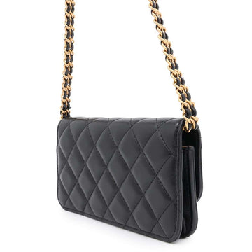 CHANEL Matelasse Chain wallet BlackAP3199 Lambskin