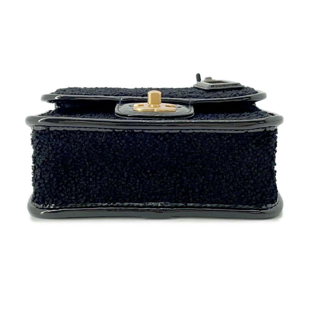 CHANEL Handle ChainShoulder Bag BlackAS3652 Jersy  Leather