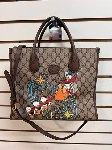 HANDBAG LUXURY DESIGNER by GUCCI In BROWN, Size: MEDIUM