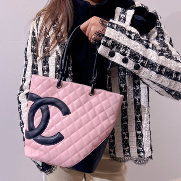 Chanel Lambskin Combon Tote Medium TWS