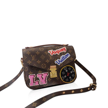 Louis-Vuitton Monogram Patches Pochette Metis