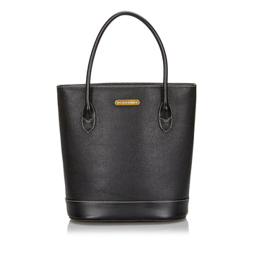Burberry Black Others Leather Tote Bag United Kingdom