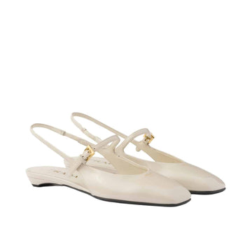 PR 1:1 LEATHER SLINGBACK BALLERINAS IVORY 1F828N 069 F0304 F 015