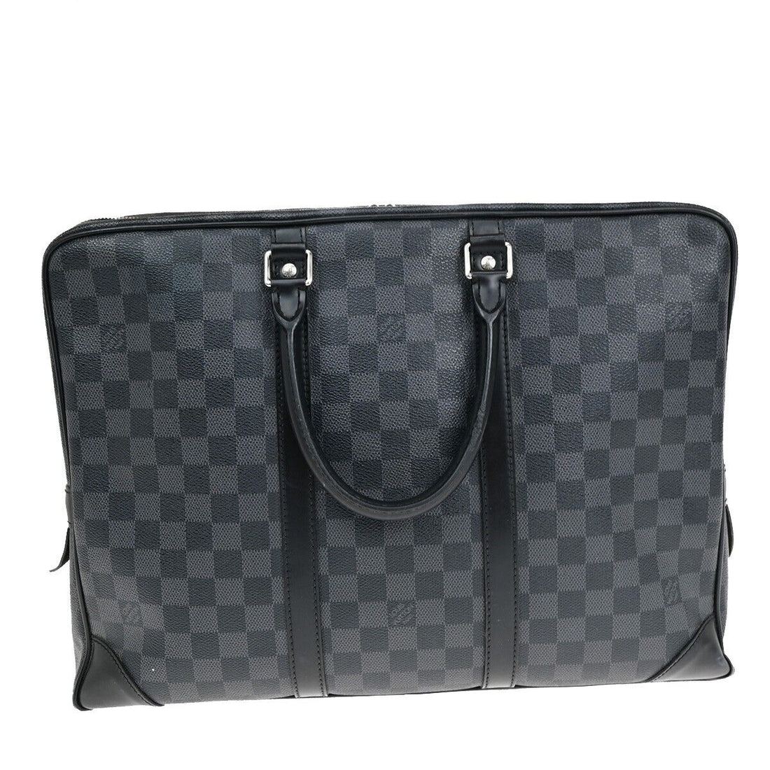 Louis Vuitton Porte Documents Voyage  Canvas Backpack Bag