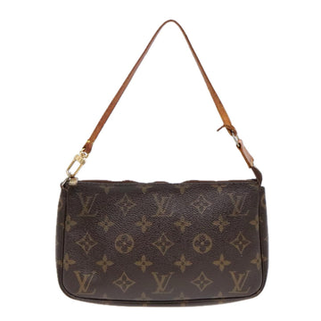 Louis Vuitton Pochette Accessoire  Canvas Clutch Bag