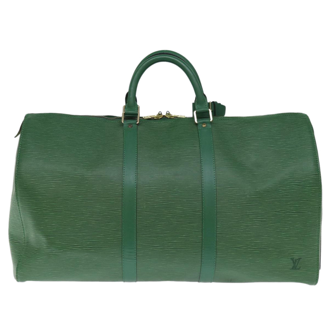 Louis Vuitton Keepall 50  Leather Travel Bag