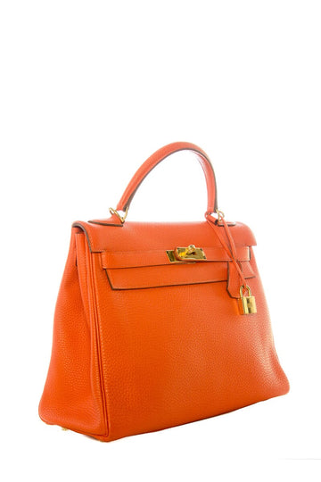 Hermès Cappucine Kelly 32 Togo GHW  Handbag