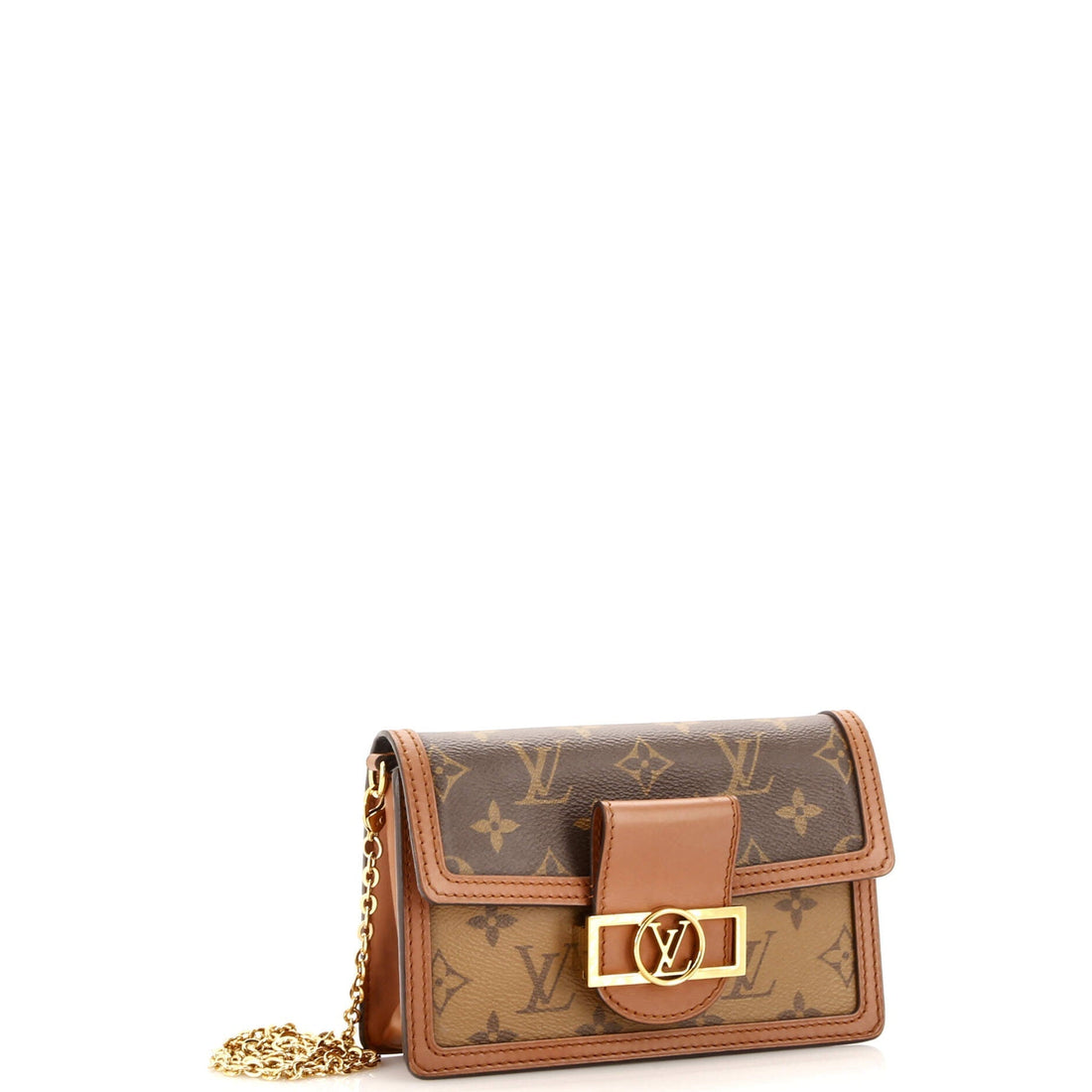 Dauphine Chain Wallet Reverse Monogram Canvas