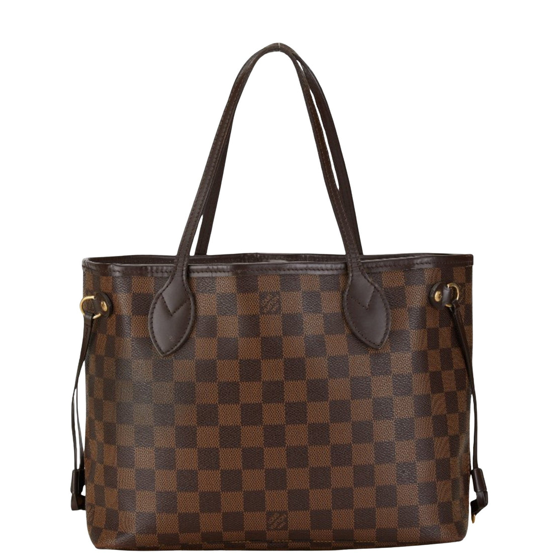 Louis Vuitton Neverfull Pm  Leather Tote Bag