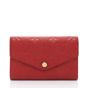 Louis Vuitton Monogram Empreinte Compact Curie Wallet