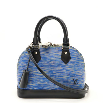 Louis Vuitton  blue  blue  blue Leather Handbag Shoulder Bag