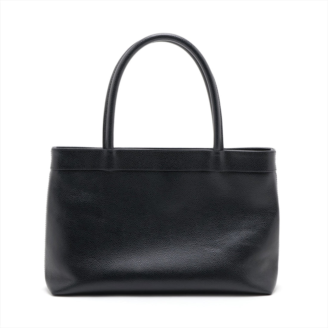 Chanel Coco Caviar S Handbag Black Gold  9th