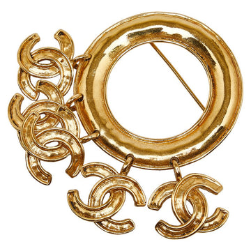 Chanel Cocono mark Brochure Hoop Swing 5 Series Gold  Ladies CHANEL