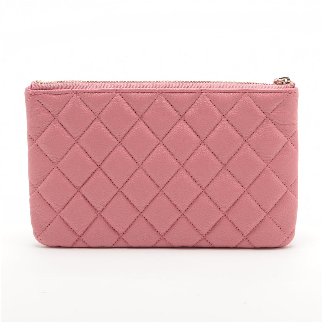 Chanel Matrasse Caviar S Pouch Pink Gold  Random