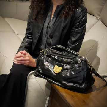 Yves Saint Laurent Black  Leather Bag TWS