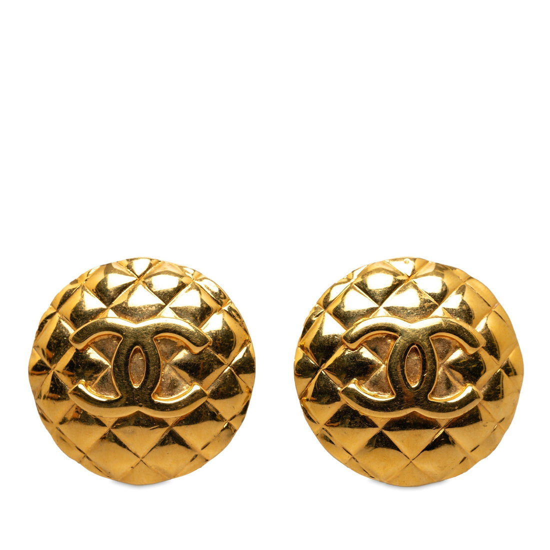 CHANEL CC Clip On Earrings Costume Earrings
