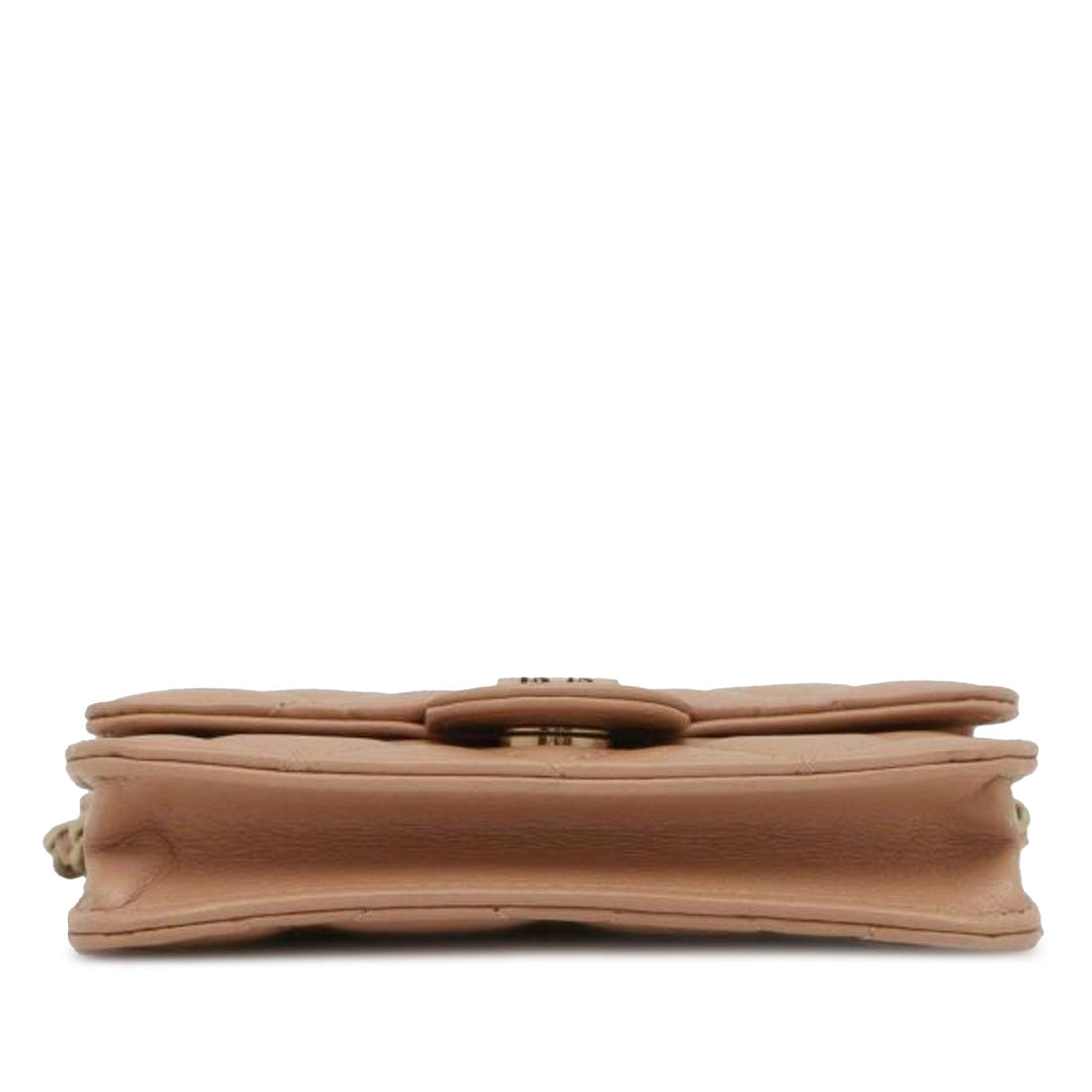 CHANEL Lambskin Mini Clutch with Chain Crossbody Bag