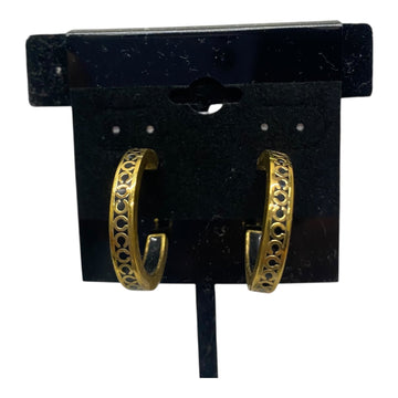 Earrings Designer By Coach In Gold