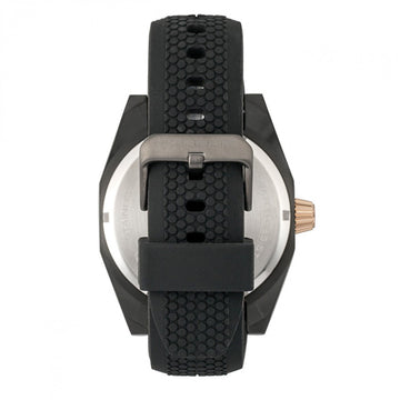 Morphic M34 Series Men's Watch w/ Day/Date - Black/Rose Gold