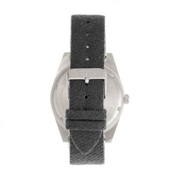 Elevon Jeppesen Pressed Wool Leather-Band Watch w/Date - Grey
