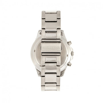 Breed Pegasus Bracelet Watch w/Day/Date - Red/Silver