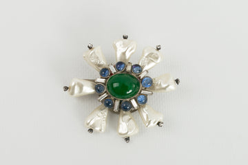 Broche ancienne en p?¢te de verre Top Quality Chanel (Attribu?©e ?)
