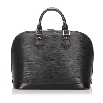 Louis-Vuitton Louis Vuitton Epi Alma PM Black