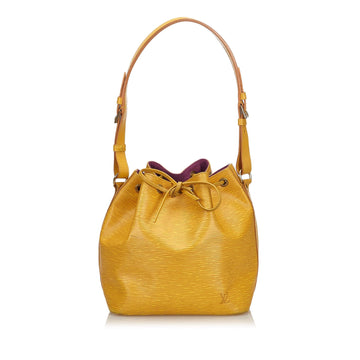 Louis-Vuitton Yellow Epi Leather Petit Noe