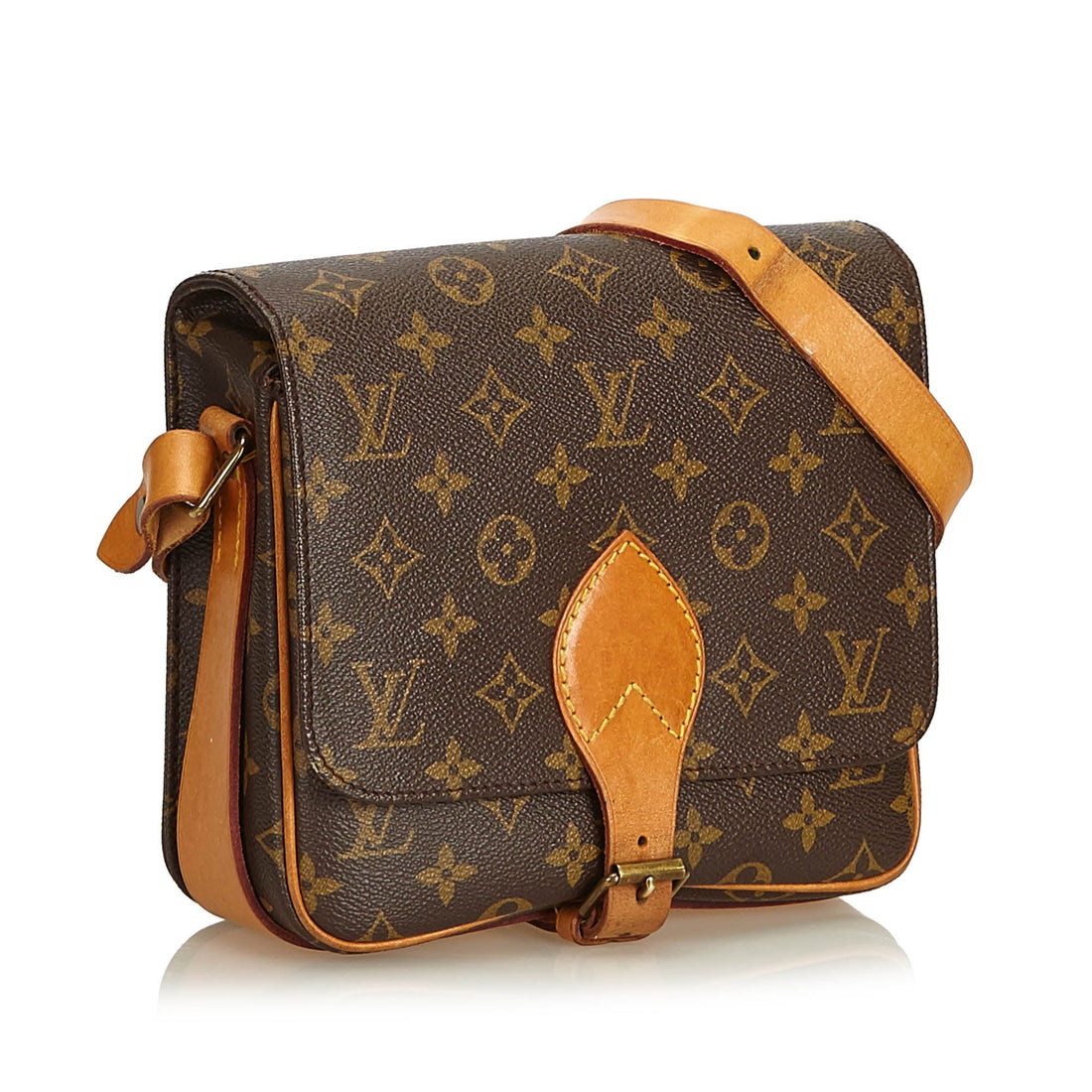 Louis-Vuitton Monogram Cartouchiere MM Crossbody
