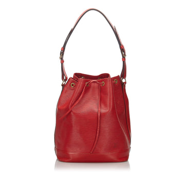 Louis-Vuitton Epi Noe In Red