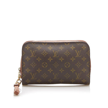 Louis-Vuitton Monogram Orsay Brown