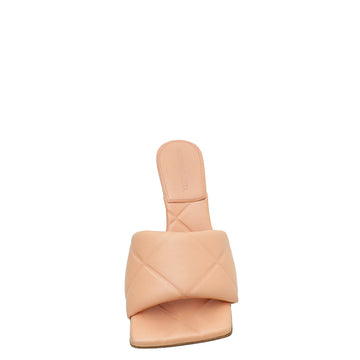Bottega Veneta Peach Embossed Lido Mules 36
