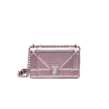 Top quality Dior Top quality Diorama Small Metallic Pink