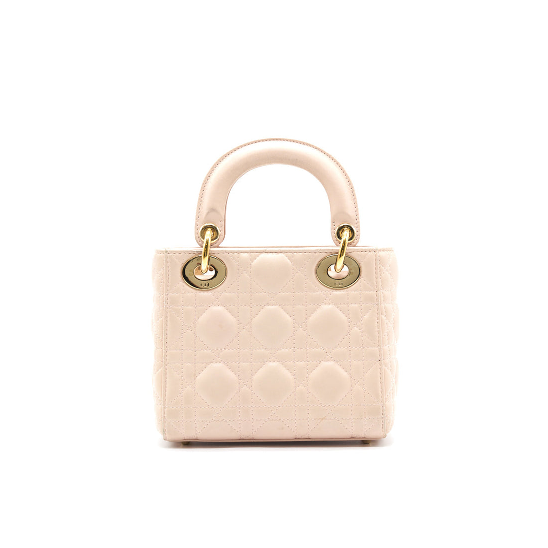 Top quality Dior Mini Lady Top quality Dior Lambskin Light Pink