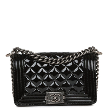 Chanel Success Story Black Leather Trunk Set of 4 Mini Bags