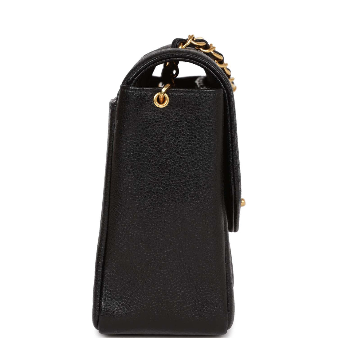 Chanel Medium Diana Flap Bag Black Caviar Gold Hardware
